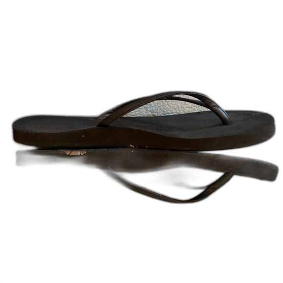 Cobian Sandals Womens Size 8 Black thin strappy Slip On Skinny Bounce - Picture 6 of 6